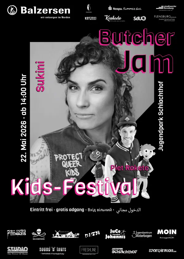 Butcher Jam 2026 Plakat — Kids Festival
