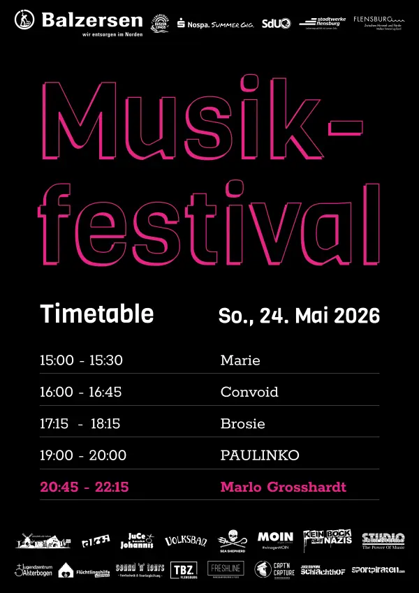 Butcher Jam 2026 Timetable — Musikfestival
